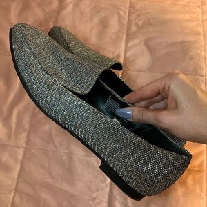 A New Day iridescent sparkle loafer shoe size 9